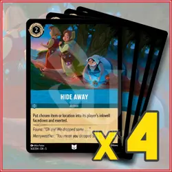 Disney Lorcana: 2024 Hide Away 163/204 x4 | Uncommon - Image 1