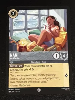 Disney Lorcana Winterspell Nani - No Worries 184/204 NM - Image 1