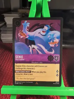 Disney Lorcana Genie - Wish Fulfilled 53/204 Azurite Sea Regular - Image 1