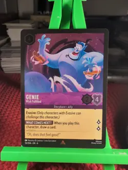 Disney Lorcana Genie - Wish Fulfilled 53/204 Azurite Sea Regular - Image 2