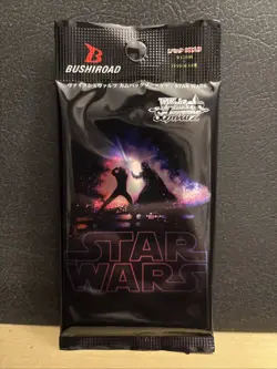 Weiss Schwarz TCG Comeback Booster Pack STAR WARS - One (9) Card Booster Pack! - Image 1
