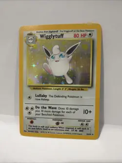 Pokemon TCG Wigglytuff Holo Rare Card Jungle Series 16/64 - Image 1
