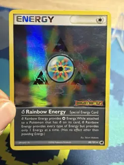 Delta Rainbow Energy 88/101 Ex Dragon Frontiers Reverse Holo Foil Stamped Card - Image 3