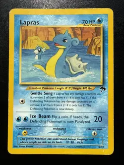FREE SHIPPING Pokemon Card Lapras Southern Islands 12/18 Promo Non Holo VINTAGE - Image 1