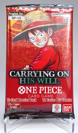ONE PIECE Cards Game-Carrying On His Will-OP13 Sealed Booster Pack-English - Image 1