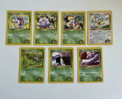 Koga’s Gym Challenge Pokemon Lot - 7 Cards LP/NM WOTC - Image 1