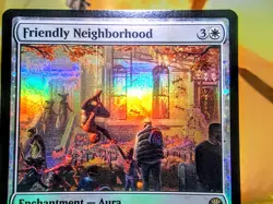 Friendly Neighborhood rare foil magic the gathering spider-man trading card - Image 2
