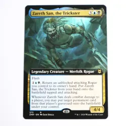 MTG Rare - Zareth San, the Trickster - 373 - Zendikar Rising - Merfolk Rogue - Image 1