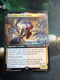 MTG Eris, Roar of the Storm EXTENDED ART Outlaws Of Thunder Junction 41 NM - Image 1