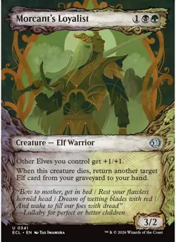 Morcant's Loyalist (Showcase) 341 MTG NM - Lorwyn Eclipsed - Image 1