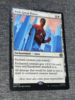 With Great Power... - SPM 0024 - NM/M- MTG Magic Non Foil - Image 1