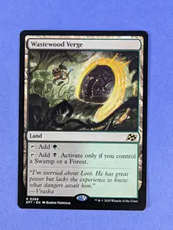 MTG Magic the Gathering: Aetherdrift: Wastewood Verge #0268 Rare - NM - Image 1