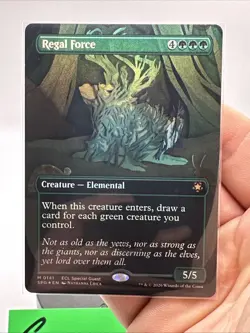 Regal Force (Borderless) [Lorwyn Eclipsed Special Guests] Foil Near Mint - Image 2