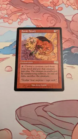 MTG Sneak Attack - Urza's Saga 218/350 Regular Rare NM/Mint - Image 1