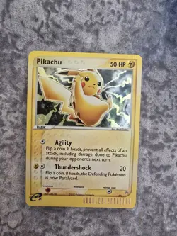 Pikachu Nintendo Pokemon Black Star Promo Holo Card #012 2003 - Image 2
