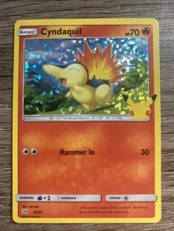 McDonalds POKEMON 25th Anniversary Card Great Condition - Image 1