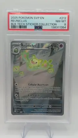 Pokemon TCG Reuniclus SVP 212 Black Star Promo PSA 8 - Image 1