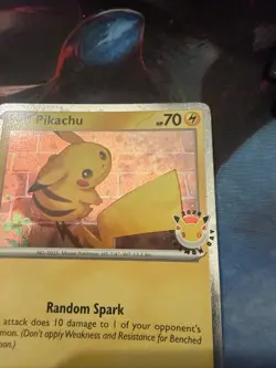 Pokemon TCG Pikachu 051/162 Stamped 2026 Pokemon Day 30 Promo NM - Image 3