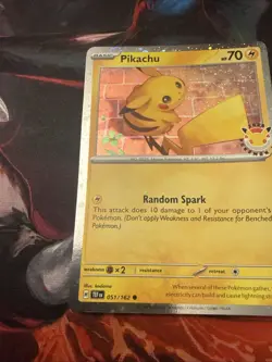 Pokemon TCG Pikachu 051/162 Stamped 2026 Pokemon Day 30 Promo NM - Image 5