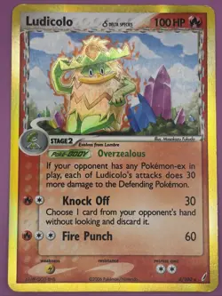Ludicolo (Delta Species) 6/100 Crystal Guardians Vintage Holo Pokemon Card - Image 1