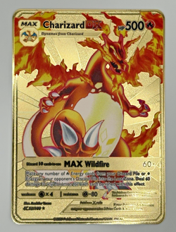 Charizard DX MAX 500HP Wildfire Pokemon Card Fan Art Collectible - Image 2