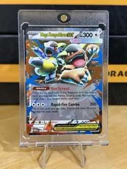 Pokemon Mega Kangaskhan EX Ultra Rare Full Art Holo 104/132 Flashfire 300 HP TCG - Image 1