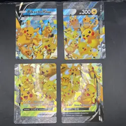 Pikachu V Union Full Set SWSH139 SWSH140 SWSH141 SWSH142 Promo Pokemon Cards TCG - Image 1