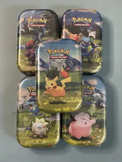 Pokemon TCG Ascended Heroes Mini Tins - Lot of 5 - NEW Sealed In Hand - Image 1