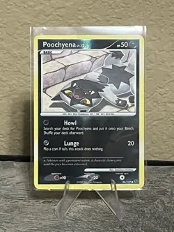Poochyena Reverse Holo 86/127 2009 Pokemon TCG Platinum MP - Image 1