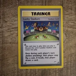 Lucky Stadium 100/105 Neo Destiny 2002 Pokemon TCG Uncommon NM Condition Vintage - Image 1