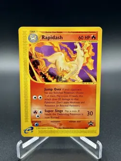 Pokemon TCG Rapidash Black Star Promo 51 Vintage WOTC MP/HP - Image 1