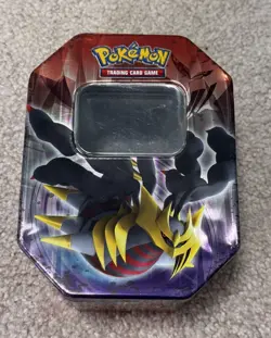 2009 Pokemon Giratina LV.X EMPTY Holiday Tin Dialga Shaymin Rare Diamond & Pearl - Image 1