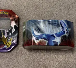 2009 Pokemon Giratina LV.X EMPTY Holiday Tin Dialga Shaymin Rare Diamond & Pearl - Image 2