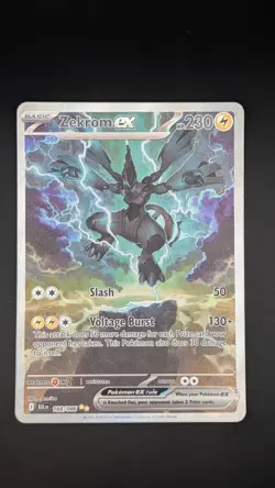 Pokemon TCG Zekrom ex 230 HP 166/086 Black Bolt Special Illustration Rare Holo - Image 1
