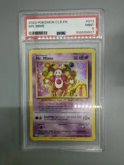 Pokemon Mr. Mime #013 Classic Collection PSA 9 - Image 3