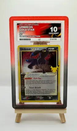 Pokemon TCG Umbreon Gold Star 17/17 Celebrations Holo Gem Mint Ace 10 - Image 1