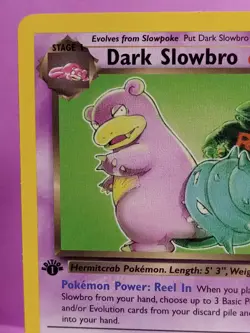 Pokemon TCG Dark Slowbro 29/82 Team Rocket 1st Edition Regular Rare Near Mint - Image 3