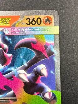 Pokemon TCG Mega Charizard X ex 029 Mega Evolution Black Star Promo NM - Image 3