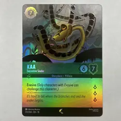 Disney Lorcana - Kaa - Secretive Snake - EPIC 212/204 Whispers In The Well NM - Image 1