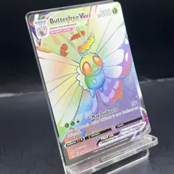 Butterfree VMAX 190/189 Secret Rare Darkness Ablaze Pokemon Card - Image 3