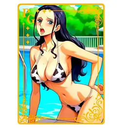 Waifu Anime Cards TCG | One Piece - Robin [ METAL CARD ] PG | Sexy Hentai Girl - Image 1