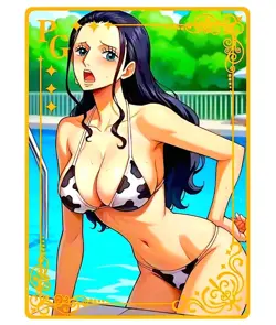 Waifu Anime Cards TCG | One Piece - Robin [ METAL CARD ] PG | Sexy Hentai Girl - Image 2
