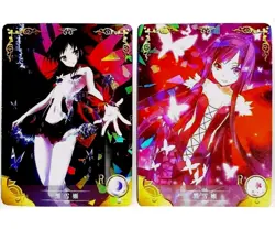 Goddess Story Waifu Card TCG | Kuroyukihime - Accel World | CARD SET [ 2 cards ] - Image 1