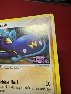 Whiscash 55/110 Reverse Holo Uncommon Stamped Holon Phantoms Pokemon Card NM - Image 4