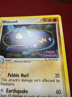 Whiscash 55/110 Reverse Holo Uncommon Stamped Holon Phantoms Pokemon Card NM - Image 5