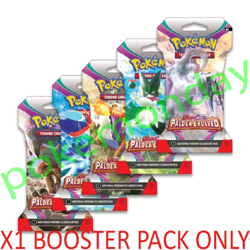 Paldea Evolved Sleeved Booster Pack Scarlet & Violet Pokemon Card TCG New Sealed - Image 1