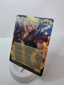 Cloud, Ex-SOLDIER Borderless Playtest Card Mtg Regular Finish Final Fantasy - Image 1