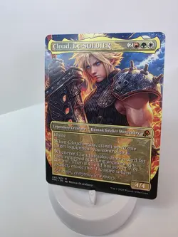 Cloud, Ex-SOLDIER Borderless Playtest Card Mtg Regular Finish Final Fantasy - Image 2