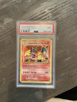 Pokemon TCG XY Evolutions Charizard 11/108 Holo Rare Card PSA 9 Mint - Image 1