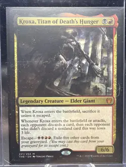 Kroxa, Titan of Death's Hunger Theros Beyond Death Card for Magic: The Gathering - Image 2